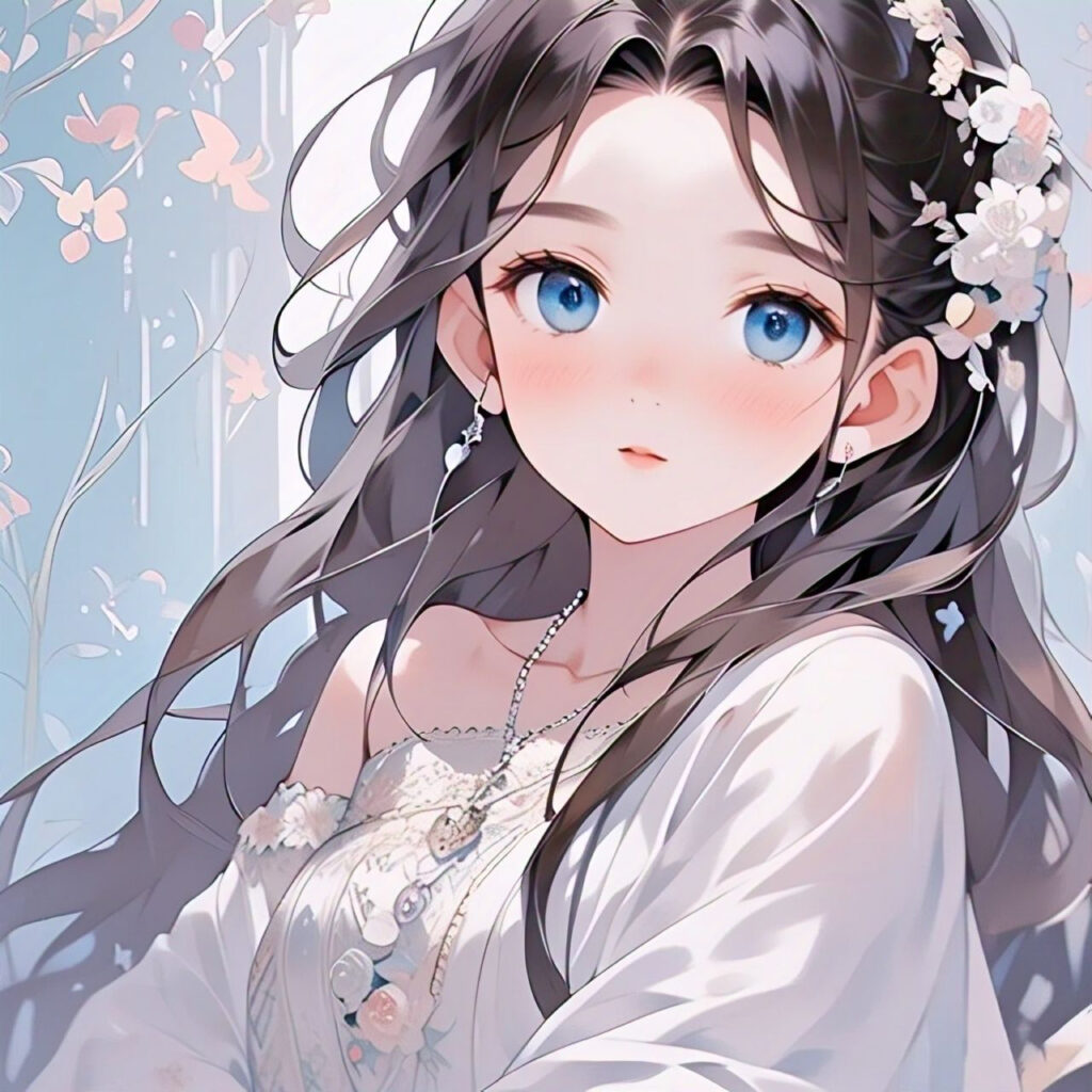 Cute anime style ai image art