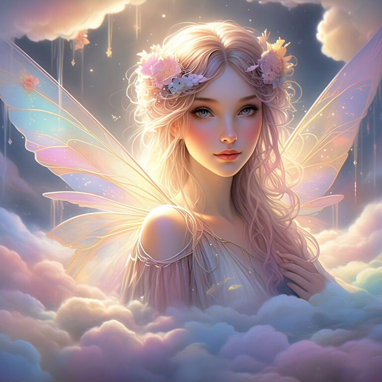 Dreamy pastel AI art